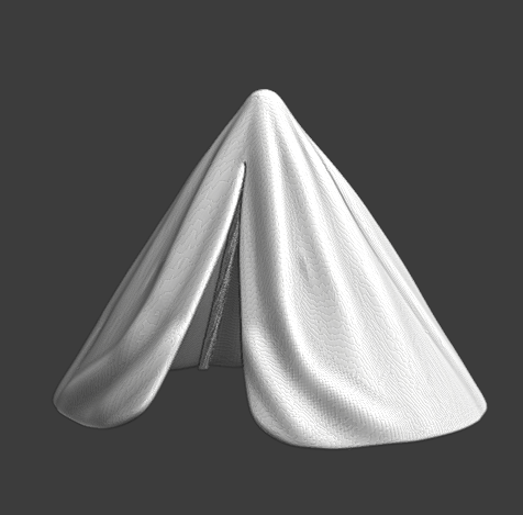 Medieval simple infantry tent model